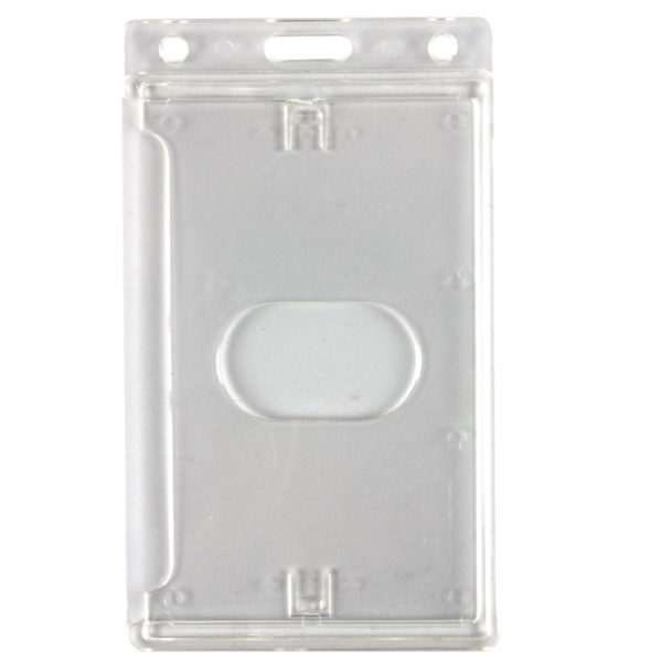 Bilde av Cardholder/carrying case rigid plastic with lock clear (vertical/portrait). 60270289 (DE,SE,NO,FI,RO,PL)