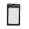 Bilde av Sort 86x54 mm Card holder / carrying case hard plastic / Badge holder. Clear on both sides (vertical / portrait). 60270341 (DE,SE,NO,FI,RO,PL)